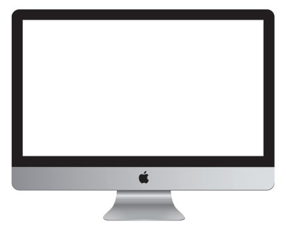 a desktop iMac