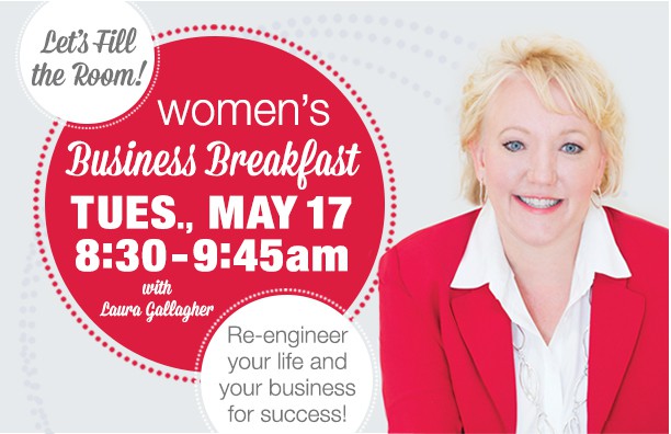 image of women's business breakfast with Laura