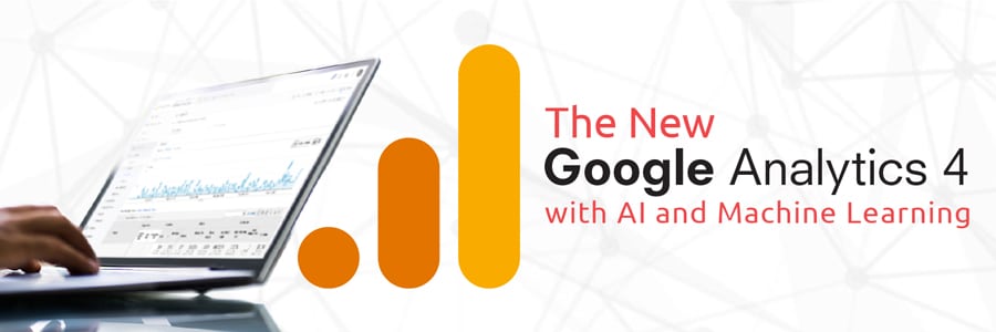 Graphic: The new Google Analytics 4 with machine learning and artificial intelligence - what it means for you as a Madison WI business leader