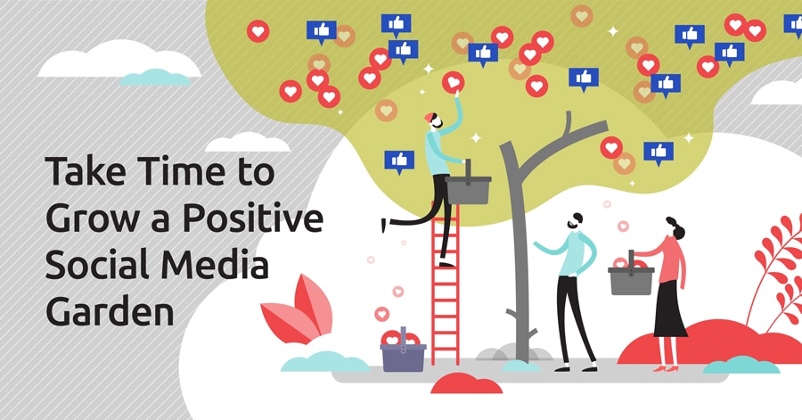 Graphic: Foster positive social media interactions in 2021, The Creative Company in Madison WI