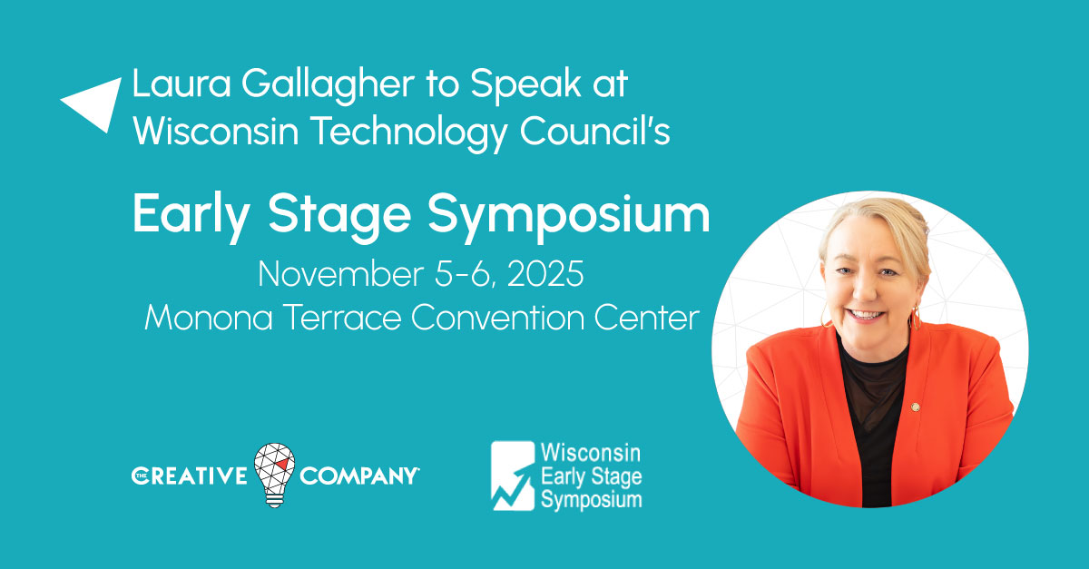 The Creative Company blog graphic promoting an article on how geofencing advertising helps local businesses turn online ads into measurable in-store visits. Features agency branding and a Madison, Wisconsin marketing expert.